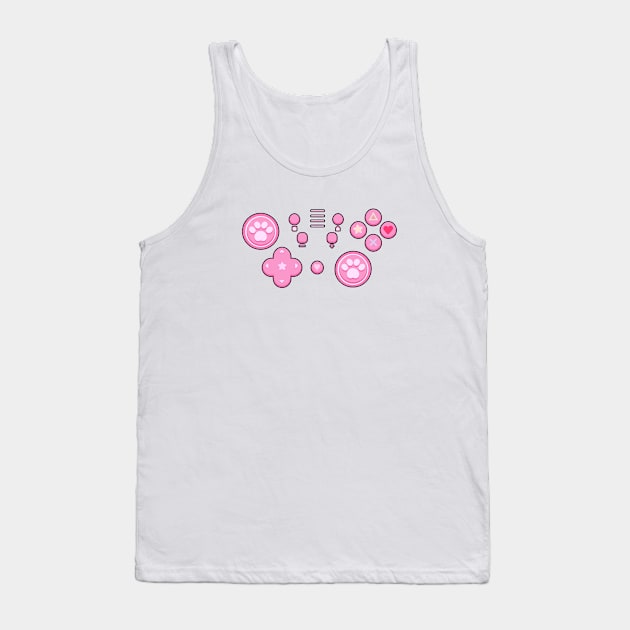 Pastel Gaming Buttons Tank Top by leoleon